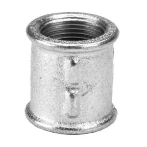 CUPLA CON BORDE GALVANIZADA