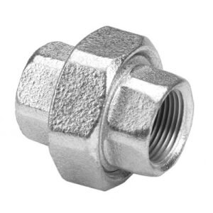 UNION DOBLE PLANA GALVANIZADA