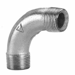 CURVA A 90º MM GALVANIZADA