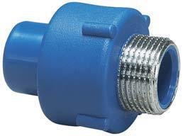 TUBO FUSIÓN MACHO INSERTO MACHO POLIMEX AZUL