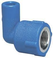 CODO M 90º INSERTO METÁLICO HEMBRA POLIMEX AZUL
