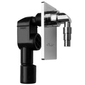 SIFÓN DE PARED CROMADO PARA LAVARROPAS DURATOP X